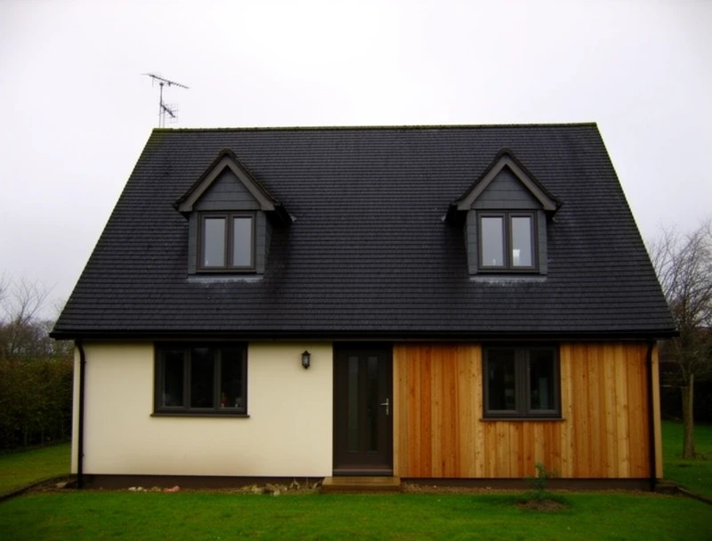 The Kings Heath, a three bedroom timber frame house with dormer windows in the roof